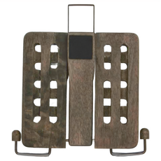 Raymay 藤井 櫸木鋼製書架, 15 x 13.3 x 12cm, 咖啡