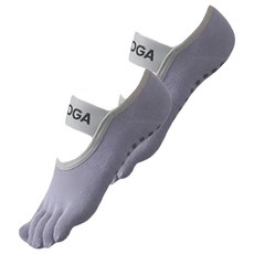 MICHAEL FITNESS 麥克健身 yoga織帶瑜珈襪，五分襪，點顆粒防滑, 均碼, 紫色