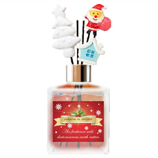 QiMart MIT冬季限定聖誕繽紛款法國精油珪藻土擴香瓶 200ml, 蜜糖果園, 1瓶