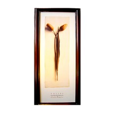 原木鑰匙盒壁飾 長 直幅 27 x 56cm, 鬱金香, 1個