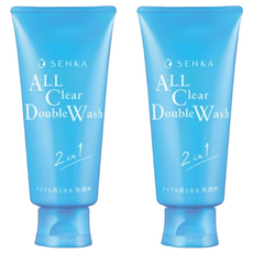 SENKA 專科 台灣公司貨 超微米卸洗兩用潔淨乳 升級版, 120g, 2條