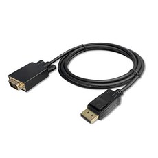 iLeco DP轉VGA轉接線, 1080P VGA高清影像, 台灣晶片, 免驅動, 即插即用, DP-V018, 1條