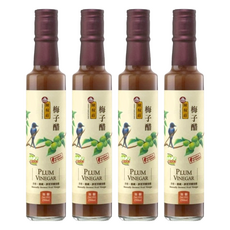 陳稼莊 梅子醋, 加糖 Manually Brewed Fruit Vinegar, 250ml, 4瓶