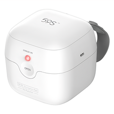 59S LED 奶嘴去味消毒盒 S6, 59秒快速消毒, 滅菌率高達99.9%, USB充電, 方便攜帶, 白色