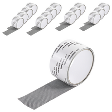 葉子小舖 紗窗修補膠帶 灰色 3cm x 1m 輕鬆修復紗窗破洞, 15捲