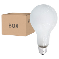 日亞 250W 磨砂燈泡，E-27燈帽，120V，台灣產, 25個