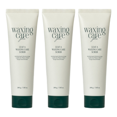 plu Leaf A 除毛後護理身體磨砂膏，去角質，保濕，加州核桃殼，葡萄籽粉 200g, 3條