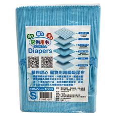 貓狗甜心 瞬吸尿布 33x45cm, S(33 x 45cm), 100個, 8包