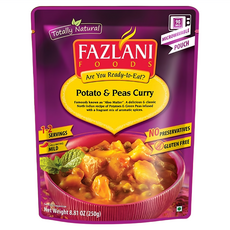 FAZLANI 馬鈴薯豌豆咖哩即食調理包 無防腐劑 無麩質, 300g, 1包