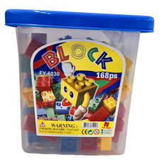 益智積木玩具 Set 168pcs, FY6030, 1桶