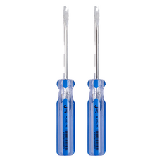 JETECH 捷特 彩條起子 一字型 101-3.3x75mm 高強度鉻釩鋼刀桿, 2支