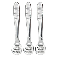 不銹鋼刮腳皮刀 升級版, 111g, 1入, 3個