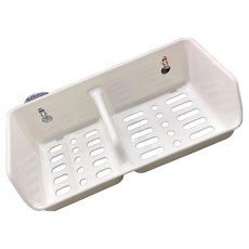 d-530wh 雙格海棉架(白), 1入, 白