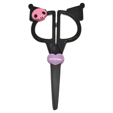 KUROMI 酷洛米 三麗鷗 角色夢幻生活用品正品 剪刀, 黑色, 1支