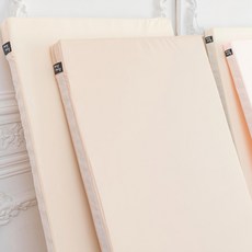 Mang Mang 小鹿蔓蔓 兒童防護地墊床邊墊 大單片 2個, 奶油 + 拿鐵