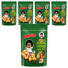 Koh-Kae 大哥 雞汁味花生豆, 外層酥脆 口感絕佳, 170g, 5包