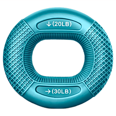 MICHAEL FITNESS 麥克健身 雙向握力圈 9~14kg 矽膠 藍色 握力訓練按摩減壓, 2個