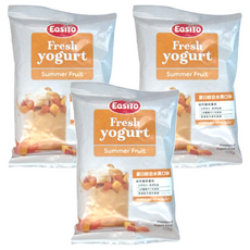 EasiYo 優格粉 夏日綜合水果口味, 紐西蘭原裝進口, 天然成分, 225g, 1包, 3包