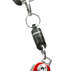 KEY SMART 鑰匙收納器零配件 MAGCONNECT可分離式磁鐵雙頭鑰匙圈 可負重3磅, 1個, 黑色