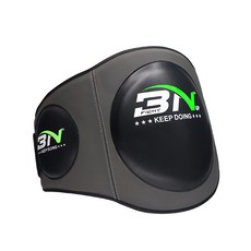 BN FIGHT 拳擊護腰靶 s-sportplus+ 加厚耐用 運動訓練護具, 灰, 1個