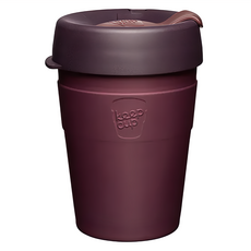 KeepCup 真空保溫杯 M(中杯) 340ml (12oz) 食品級304不鏽鋼, 甜酒紅, 1個