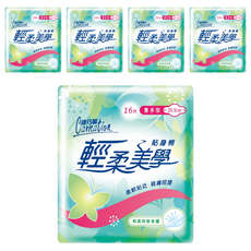 康乃馨 輕柔美學貼身棉, 量多型 25.5cm, 16片, 5包