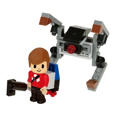 nanoblock 河田積木 KWD 積木 PBR 001 Nao與邪惡的機器人 095, 1個, Nao與邪惡的機器人 多色