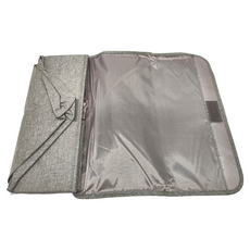 日式簡約設計分隔收納 10+1大格, 34 x 29cm, 灰色, 1個