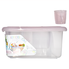 KEYTOSS 詰朵斯 水晶米桶 6KG 台灣製, 顏色隨機, 33 x 23 x 15cm, 1組