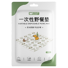 singlelady 防水防潮一次性野餐墊 便攜, 200 x 200cm, 顏色隨機, 1件