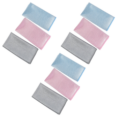 Viita 無水痕玻璃鏡面專用抹布 廚房衛浴清潔抹布 3件組 超細纖維, 30 x 30cm, 3組