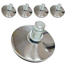 E home 電鍍固定腳墊 適用於各式電腦椅五爪腳, 5顆