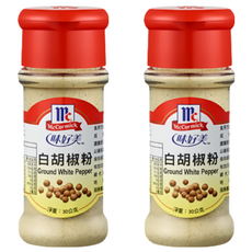 McCormick 味好美 調味料 白胡椒粉, 30g, 2瓶
