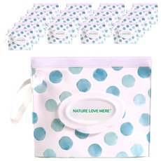 Nature Love Mere DIY濕紙巾抽取袋 水滴款 Set 3個, 18個