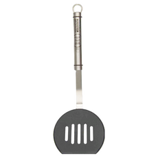 KitchenCraft 不沾鍋濾油鍋鏟 圓形 耐熱210度C 430不鏽鋼, 1支