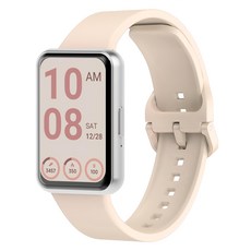 NUART Galaxy Fit系列矽膠錶帶, 1個, 米色