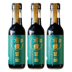 KIMLAN 金蘭 有機醬油 100%台灣原料 純釀造製程, 295ml, 3瓶