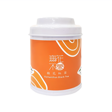 無藏茗茶 桂花紅茶 三角茶包 小茶罐 台灣日月潭紅茶 3.2g x 3入, 1罐