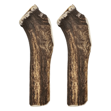 NATURAL FARM 自然牧場 耐咬系列 西班牙天然 原型食物 無臭無騷味 邊角打磨 富含鈣與磷 大中小犬適合食用, 鹿角棒 L, 90g, 2個