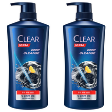 Clear 深層潔淨男士洗髮精, 650ml, 2瓶