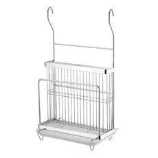 DAY&DAY 日日家居 刀柄砧板架 掛式 ST3015H #304不鏽鋼 250 x 170 x 458mm, 銀色, 1個