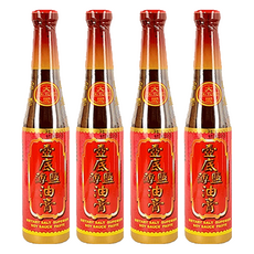 大同醬油 壺底薄鹽油膏, 420g, 4瓶