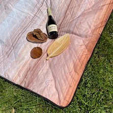 Wild Peak 野峰 地墊 露營美學 可機洗 厚夾棉 雙面防水 超聲波壓格工藝, 300 x 300cm, 木星球, 1個