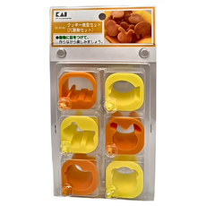 KAI 貝印 動物造型餅乾模(6款入) DL-5145, 1入