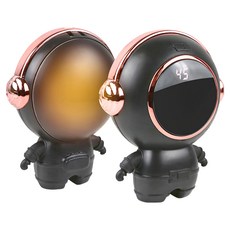 aibo USB充電式 太空人暖蛋 二檔調溫 黑色, USB-22T11-BK