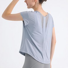 bebehome 微孔透氣涼感科技運動罩衫 灰色, M(衣長60cm), 灰藍色