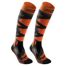 GOLOV.EJOy 經典長筒滑雪襪 運動機能壓力襪 極限黃 1雙 冬季滑雪配件, 40~44