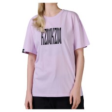 KZM OUTDOOR logo短袖上衣(紫色/M)，寬鬆舒適，簡約時尚