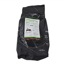 MICHEL CLUIZEL 伊利安55%黑巧克力珠, 3kg, 1包