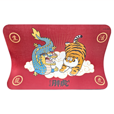 收納王妃 我不是胖虎 軟式珪藻土地墊, 生龍活虎, 1個